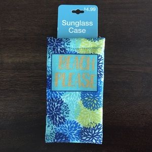 Beach Please Sunglasses or Eyeglasses Case NWT